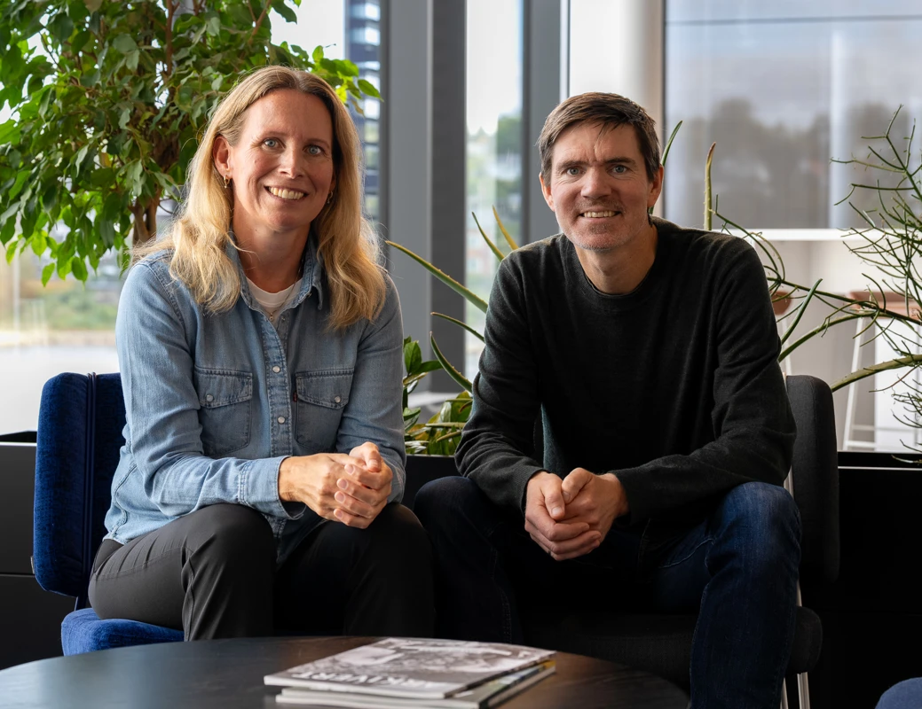 Karen Reite and Jon Birger Aarnes. Photo: Jotun